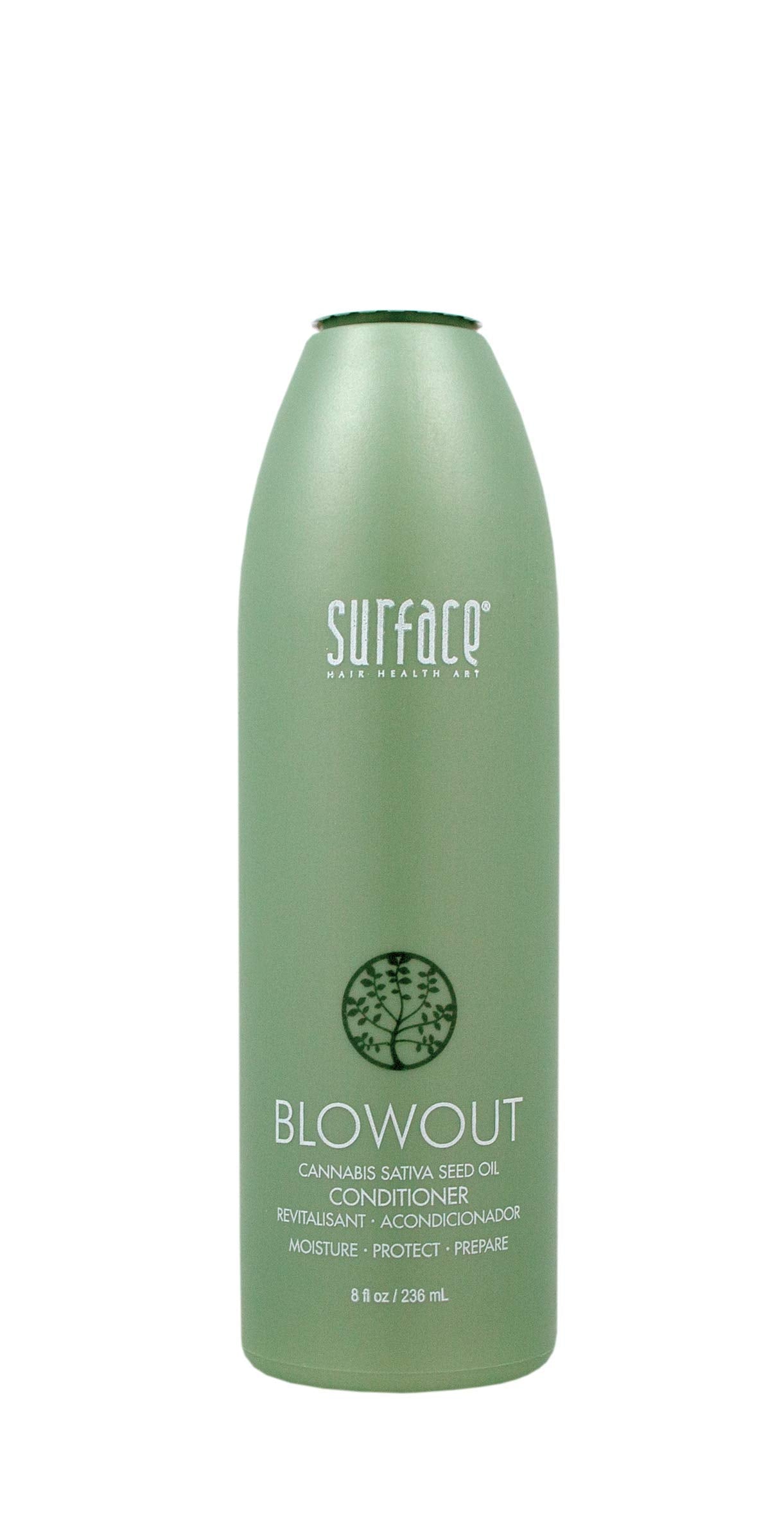 Surface Hair - Blowout Condtioner – Organic Ingredients for Women and Men, Heat-Resistant with Babassu Oil for Longer Lasting Blowouts - 8 fl oz